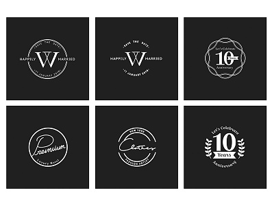 logo stamp banner banner logo typography vector