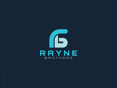 Rayne Brothers creative design logo monogram rb typography