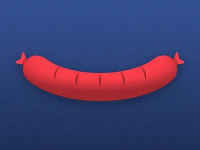 Hot diggity dog america food hot dog illustration july yum