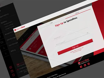 Speedbox Dashboard dashboard ui design ui ux web design
