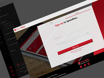 Speedbox Dashboard dashboard ui design ui ux web design