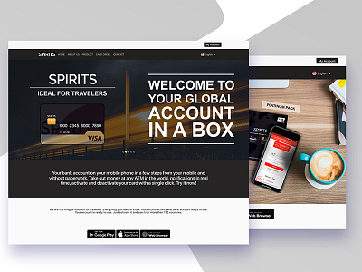 Spirits - Credit Card app bank calendar card dark data finance layout statistics ui ux