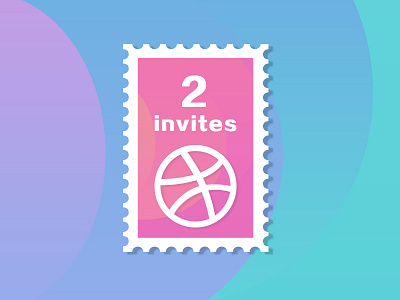 2 Dribbble Invites ! community draft drafting dribbble invitation invite invites player