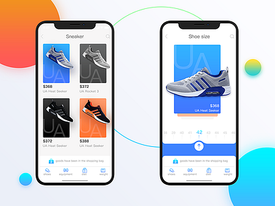 shopping ui，app