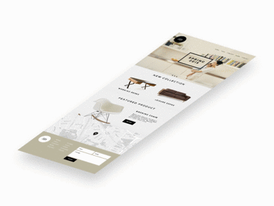 Change the order landing page site block website