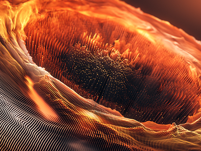 Fire Circle 3d c4d cg cinema4d cloner fire motiondesign octane render scatter