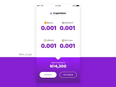 Crptocalculator app ui calculator crpto currency design ui ui design ux