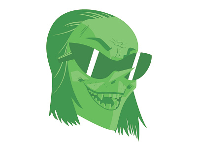 Ace, Gorillaz ace band character design flat gorillaz green illustrated illustration music screen