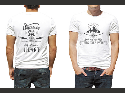 Travel quotes, hand drawn lettering cards. Prints for t-shirt. adventure explore hand drawn hand lettering handwritten font letter lettering print for t shirt quote travel typography wanderlust