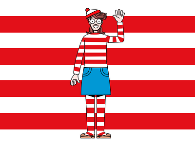 Felicie Illustration felicie ou est charlie wheres wally