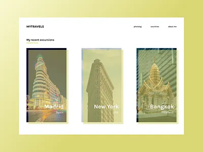 Travel Landing Page Concept code home interaction design landing page travel ui design wanderlust web web design