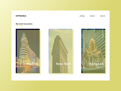 Travel Landing Page Concept code home interaction design landing page travel ui design wanderlust web web design