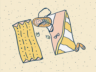 25/100 Days of Illustrations 100 day project beach illustration beach life custom design daily illustrations illustrations pen drawing summer feeling