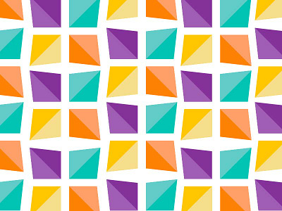 Bright Edge bright color palette colorful geometric pattern playful sleek