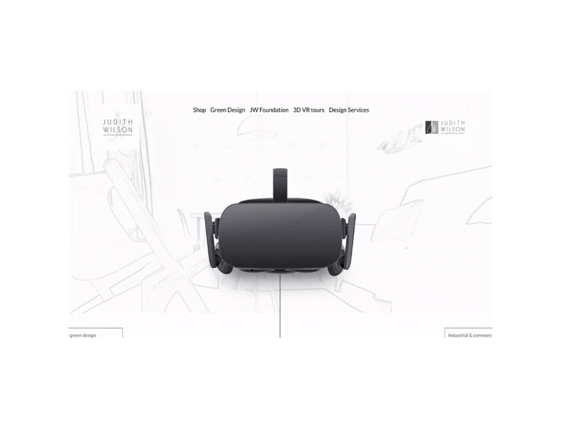 VR Room Tours Agency Homepage 3d figma interior vr webdesign