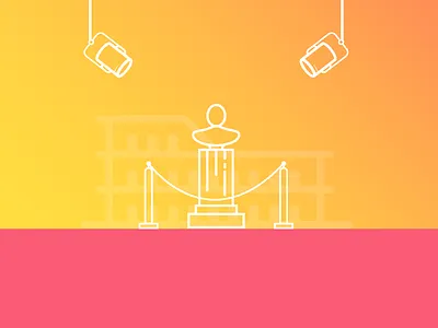 Museum illustration art history museum rome sculpture