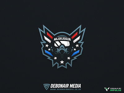 American Fighter Jet Mascot american esports fighter jet logo design mascot pilot