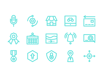 Digital Marketing Icons app button icon iconography iconset line ui user interface ux