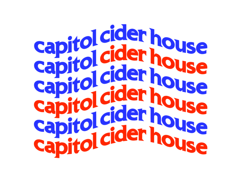 Happy Birthday Murica 4th america branding capitolciderhouse cchusa cider dc logo usa wavy