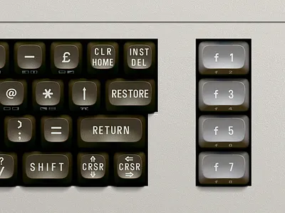 C64 detail illustration photoshop vector