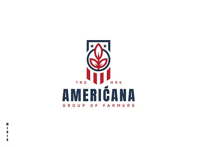 Americana Logo america americana art circle leaf logo mihir sheild symbol us usa