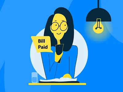 Mobile Payment character design digital payment girl happy illustration mobile payment money online payment payment