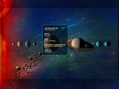 Universe buttons design galaxy icon infographic mobile photography text ui universe ux web