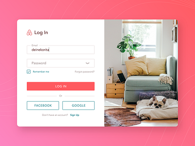 DailyUi #001 challenge dailyui login signup