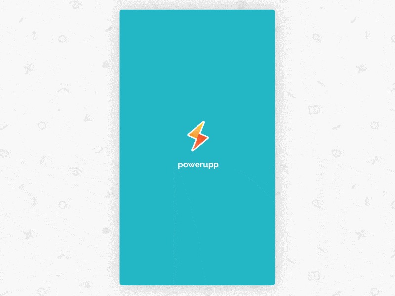 Animation for Powerupp app Onboard ae aftereffects android animation app ios json lottie motion onboard