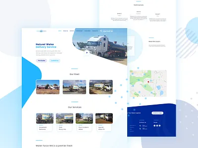 Landing page design flat landing layout page webpage