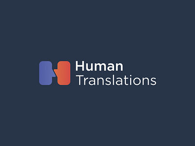 Human translations logo agency human identity logo logotype translation