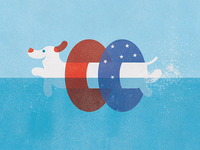 Water dog dog dog days of summer art splash swimming water