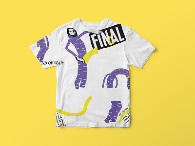 Final collage creative design experimental final t shirt