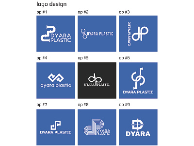 Dyara Plastic Logo aplication app art branding design graphic icon ios logo mockup ui