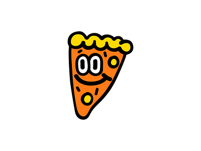 Zapi art character cool design digital emoji illustration pizza sticker