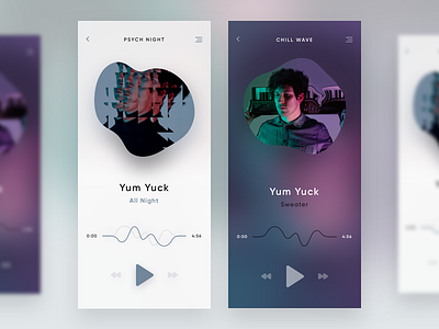 Music App UI app music music app music player player ui purple ui