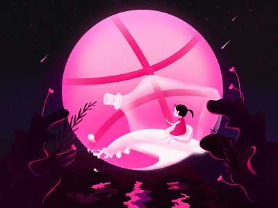 Hello，dribbble girl