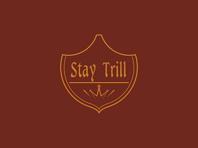 Stay Trill design digitaldesign flatdesign graphicdesign illustration illustrator logo mark trill vector vectordesign