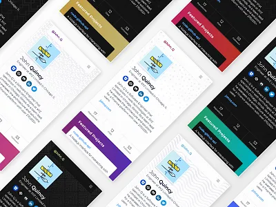 HubbleJS - Developer Portfolios developer github gradients hubblejs open source patterns portfolio
