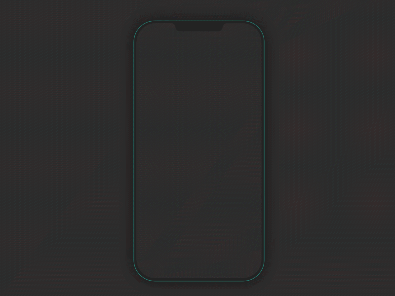 Zen app detail view animation app chart dark design graph mobile