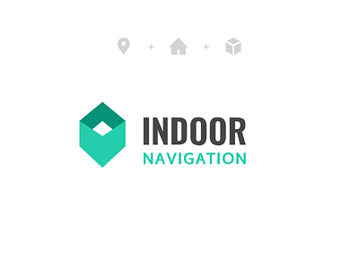 Indoor Navigation - Logo Concept branding logo ui web