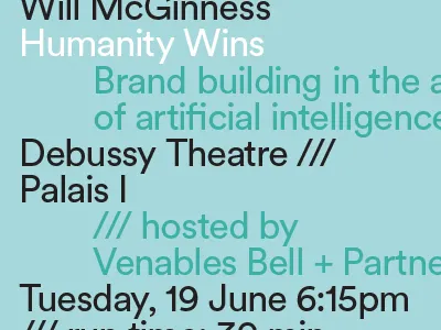 Humanity Wins Cannes poster cannes poster