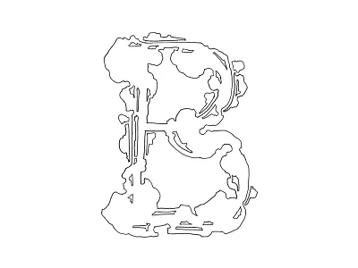 Drop Cap: B botanical capital letter custom typography decorative drop cap drop capital fancy feminine hand lettering letter b ornate script