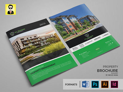 Property Brochure brochure company design graphic magazine print profile property template web