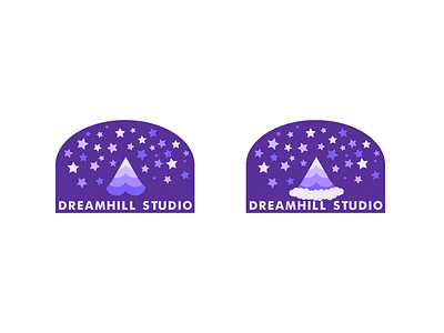 Purple Logo hill logo purple stars studio