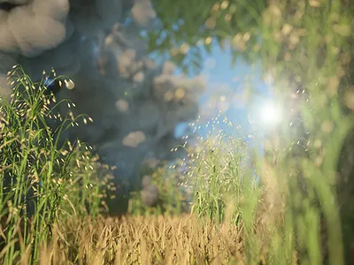 doomed 3d art c4d nature octane volume