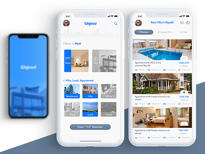 Wojood Real Estate Application app blur buy find home house real estate rent