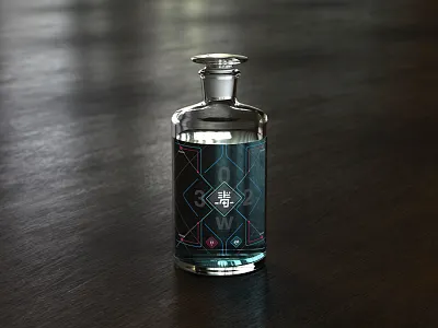 POISON - Futuristic Poison Bottle 3d cinema4d graphic octane ui