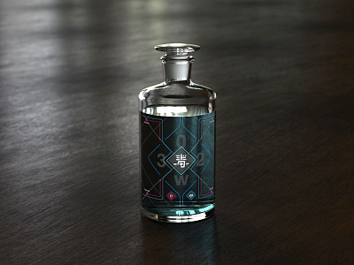 POISON - Futuristic Poison Bottle 3d cinema4d graphic octane ui