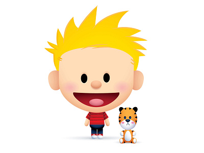 Calvin & Hobbes bill watterson calvin and hobbes character design comics cute illustration jerrod maruyama jmaruyama kawaii